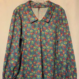 VINTAGE Floral Blouse